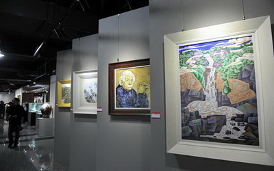 贛粵攜手譜新篇 首屆文化藝術(shù)交流精品展暨中國經(jīng)濟(jì)貿(mào)易促進(jìn)會江西分會成立